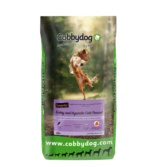 Cobbydog Cold Pressed – Turkey and Vegetable