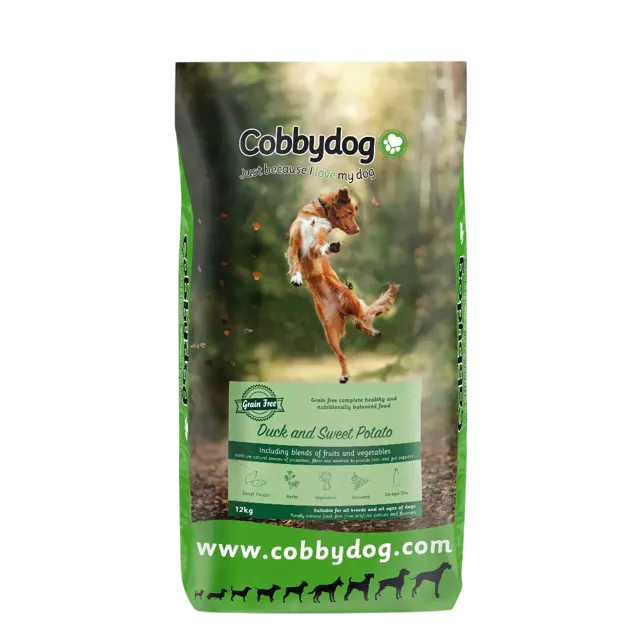Cobbydog Grain Free – Duck & Sweet Potato