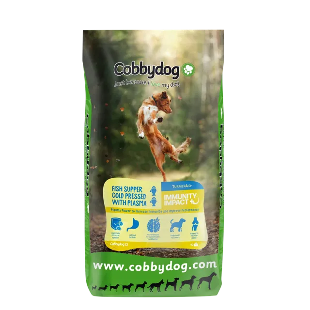 Cobbydog Immunity Impact Cold Pressed – Fish Supper with Plasma