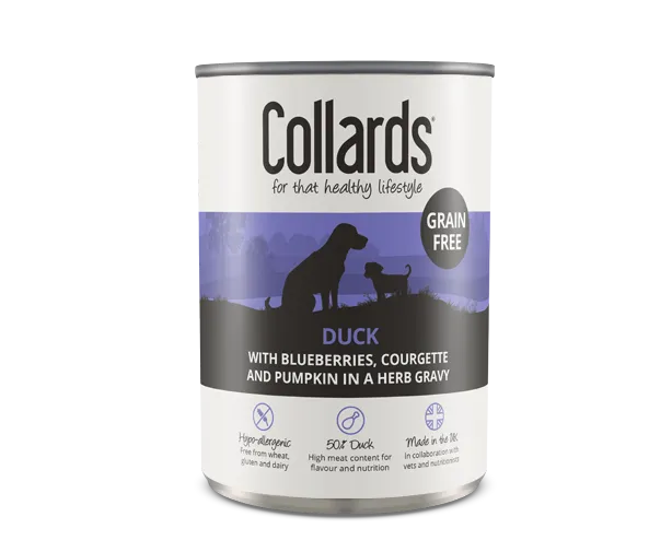 Collards Adult Wet Can Food – Duck