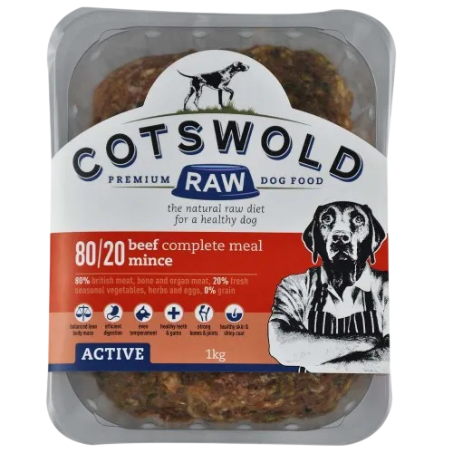Cotswold Raw Active 80/20 Mince – Beef