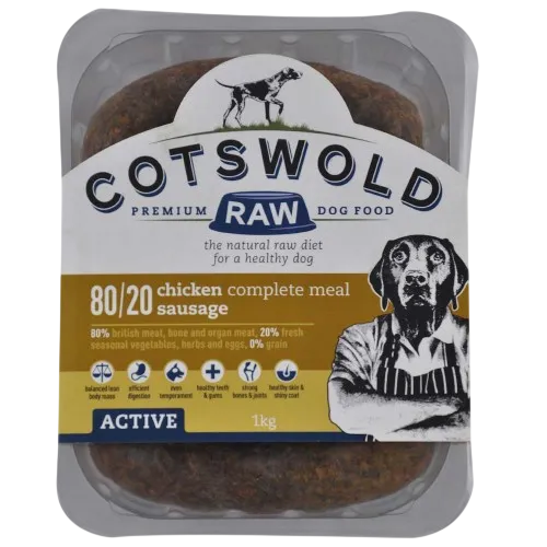 Cotswold Raw Active 80/20 Sausages – Chicken
