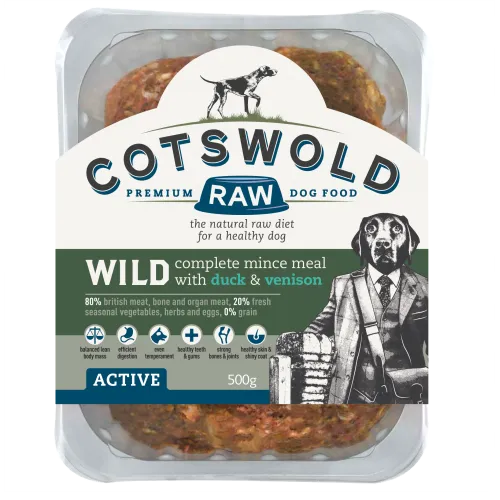 Cotswold Raw Active 80/20 Wild – Duck & Venison