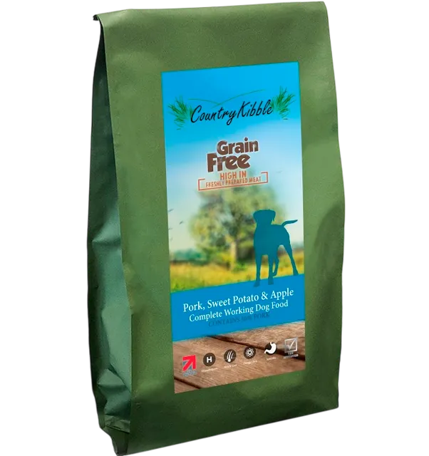 Country Kibble Grain Free Adult – Pork, Sweet Potato & Apple