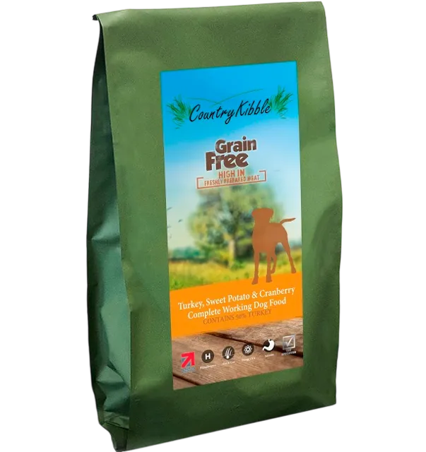 Country Kibble Grain Free Adult – Turkey, Sweet Potato & Cranberry