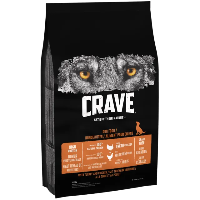 Crave Adult Dry – With Turkey & Chicken