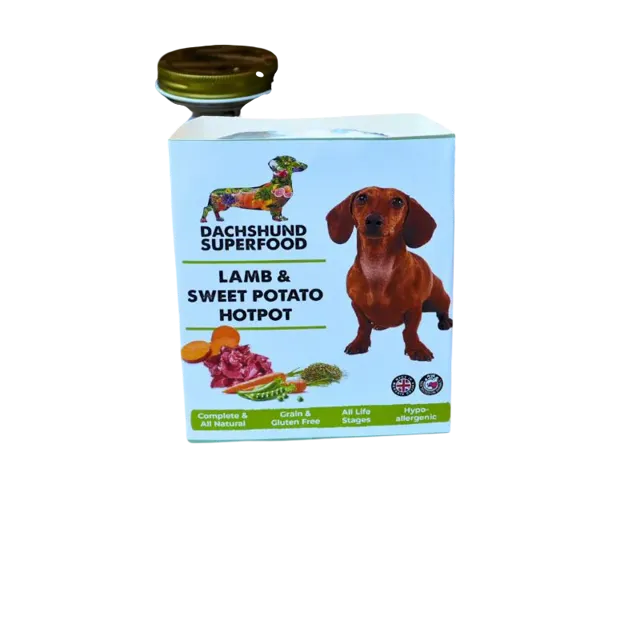 Dachshund Superfood Pate Private label – Lamb & Sweet Potato Hotpot