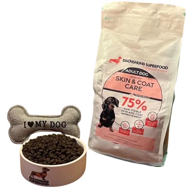 Dachshund Superfood Veterinary Range – Skin and Coat Care