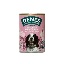 Denes Senior Tins – With Turkey, Rabbit & Rice