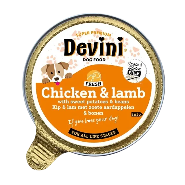 Devini Wet Food – Chicken & Lamb