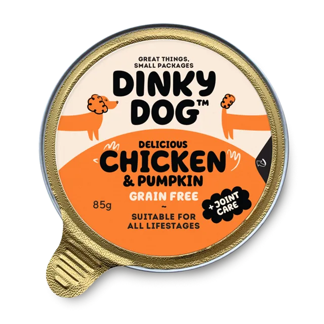 Dinky Dog Wet Food – Chicken & Pumpkin