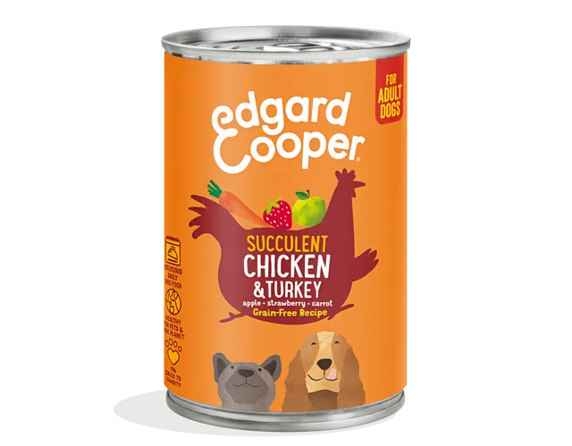 Edgard & Cooper Adult Tins – Chicken & Turkey