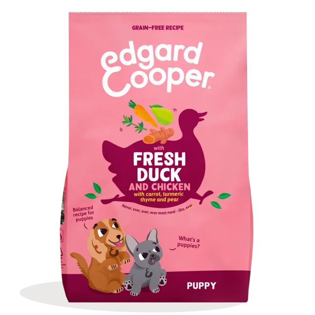 Edgard & Cooper Puppy Kibble – Fresh Duck & Chicken