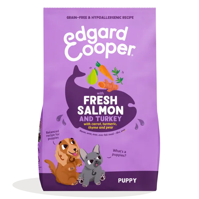 Edgard & Cooper Puppy Kibble – Fresh Salmon & Turkey