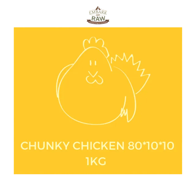 Embark on Raw Chunky 80/10/10 – Chicken