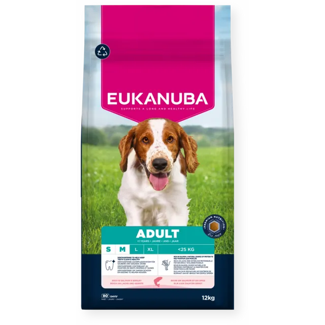 Eukanuba Adult Small/Medium Breed Rich in Salmon & Barley – —