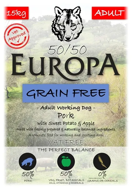 Europa 50/50 Grain Free – Pork