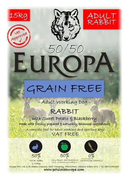 Europa 50/50 Grain Free – Rabbit