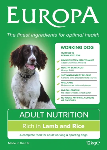 Europa Adult Nutrition Lamb & Rice – —