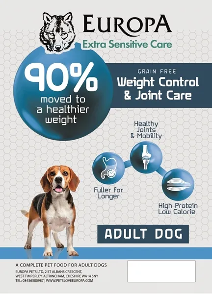 Europa Extra Sensitive Care – Weight Control & Joint Care