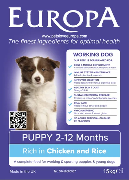 Europa Puppy 1-12 Months – —