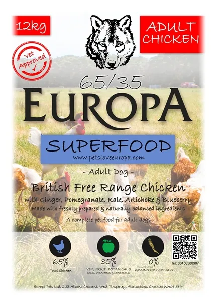 Europa Super Food 65/35 – British Free Range Chicken