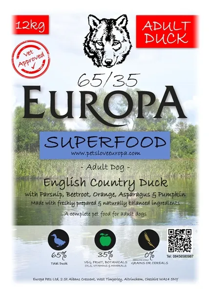 Europa Super Food 65/35 – English Country Duck