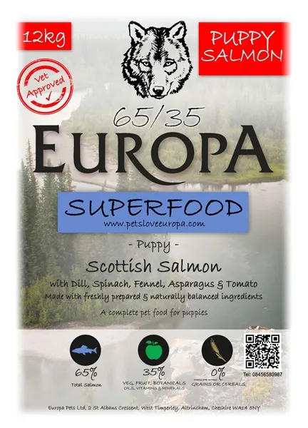Europa Super Food 65/35 Puppy – Scottish Salmon