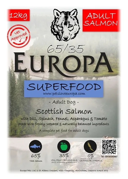 Europa Super Food 65/35 – Scottish Salmon