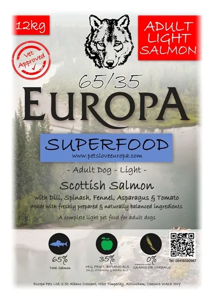 Europa Super Food 65/35 – Scottish Salmon Light