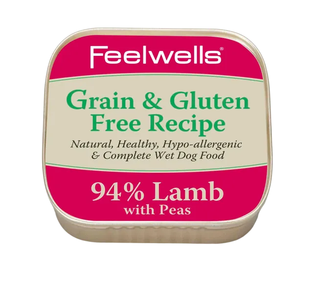 Feelwells Gourmet Wet Dog Food – Lamb & Peas