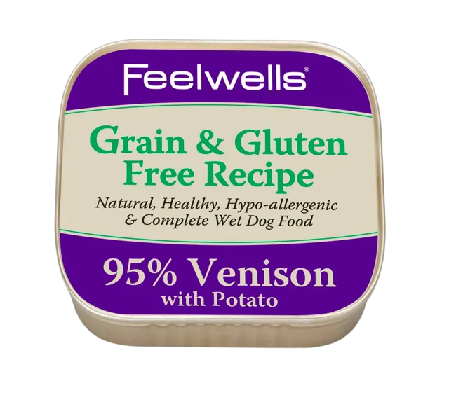 Feelwells Gourmet Wet Dog Food – Venison & Potato