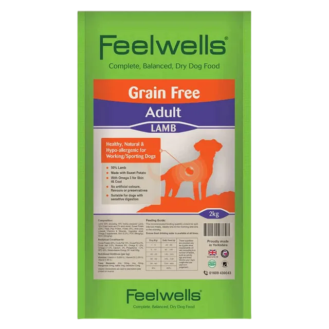 Feelwells Grain Free Adult – Lamb