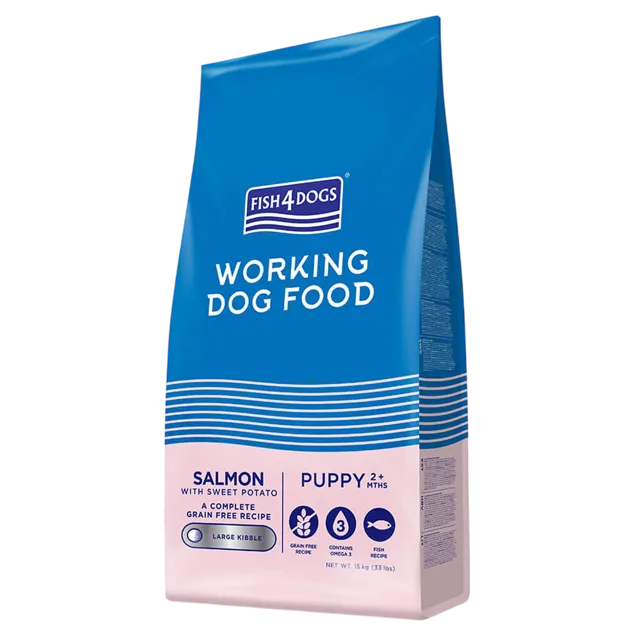 Fish4Dogs Working Dog Puppy – Salmon