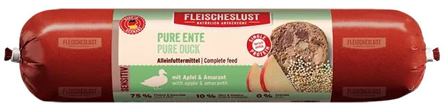 Fleischeslust Sensitive Sausage – Fresh Farmers Duck