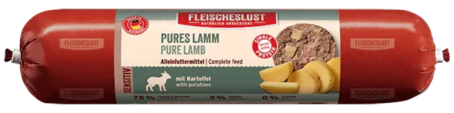 Fleischeslust Sensitive Sausage – Pure Lamb