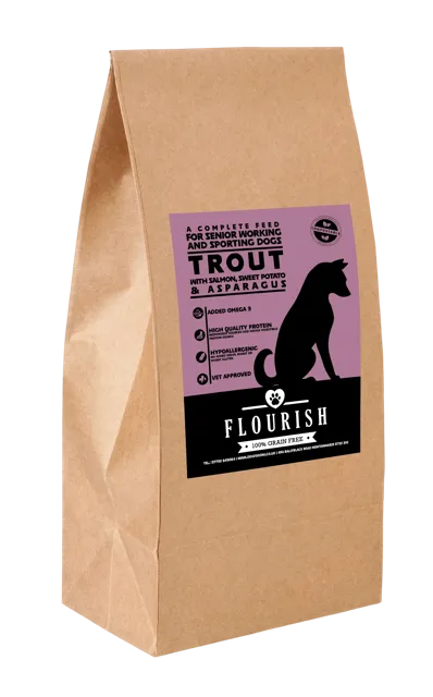 Flourish Grain Free Senior/Light – Trout and Salmon