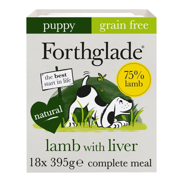 Forthglade Complete Meal Grain Free Puppy – Lamb with Liver
