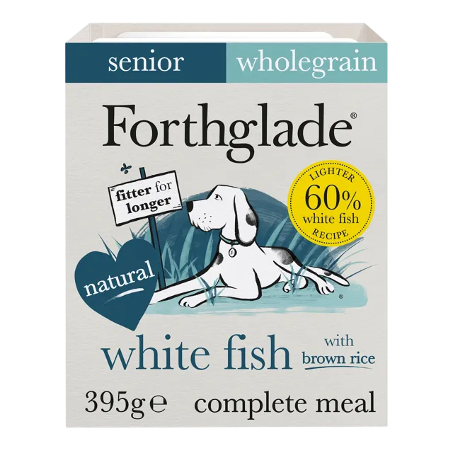 Forthglade Complete Senior Wholegrain – White Fish with Brown Rice