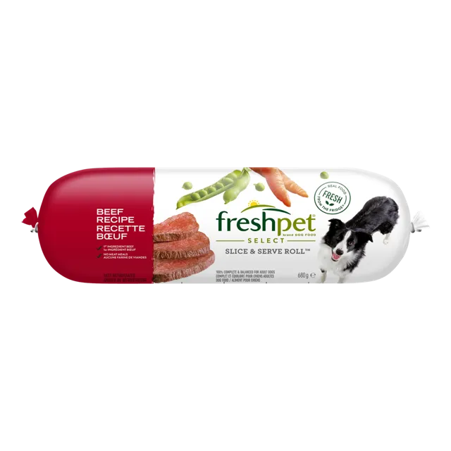 Freshpet Select Rolls – Beef Recipe