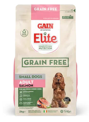 GAIN Elite Grain Free Small Dogs – Adult Salmon