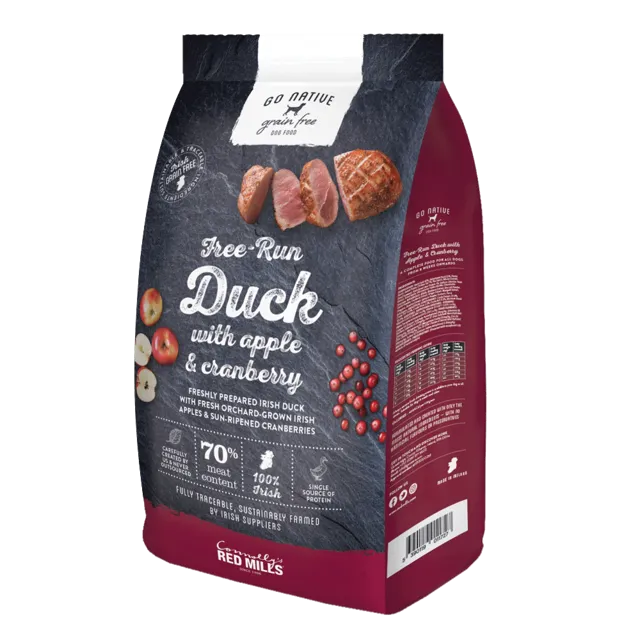 Go Native Adult – Free Run Duck With Apple & Cranberry