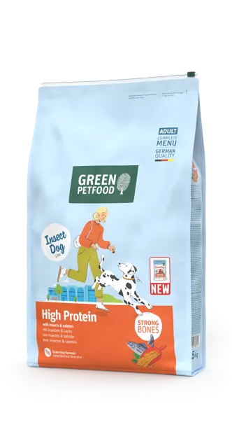 Green Petfood InsectDog – High Protein With Insects & Salmon