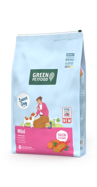 Green Petfood InsectDog – Mini With Insects