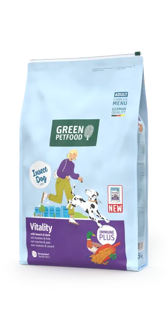 Green Petfood InsectDog – Vitality With Insects & Duck