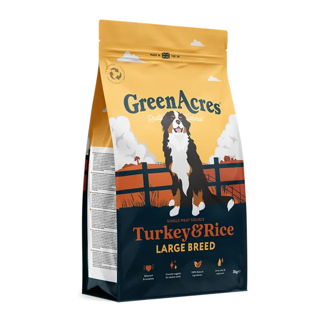 GreenAcres Large Breed – Turkey & Rice