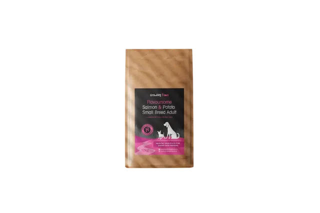 Growling Tums Adult Small Breed Salmon – Flavoursome Salmon & Potato