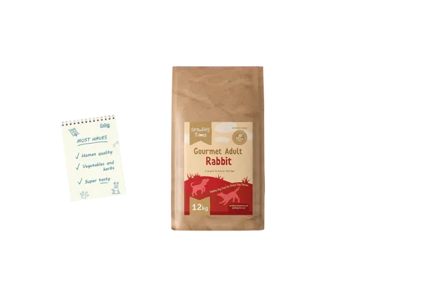 Growling Tums Gourmet Adult – Rabbit