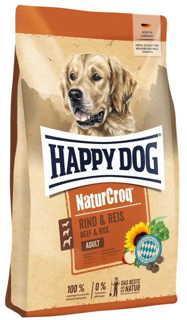Happy Dog NaturCroq – Beef & Rice