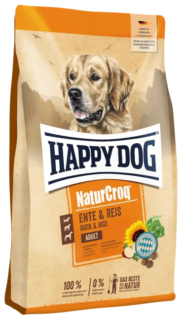 Happy Dog NaturCroq – Duck & Rice
